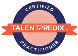 TalentPredix Certified Strengths Practitioner badge for accredited practitioners.
